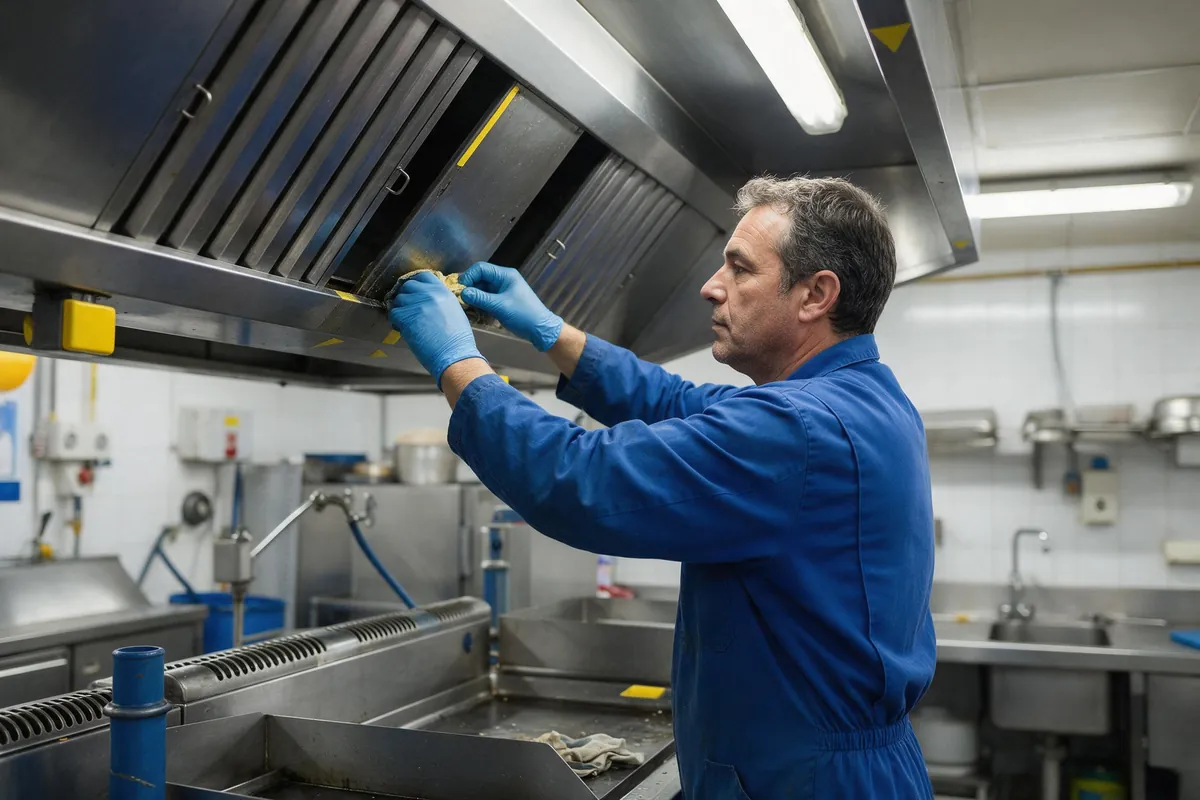 Limpieza de cocinas industriales en Paterna